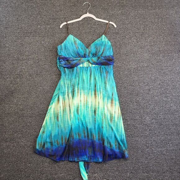 Ruby Rox Cute Spring Summer Top Green Turquoise Size S - Picture 1 of 8